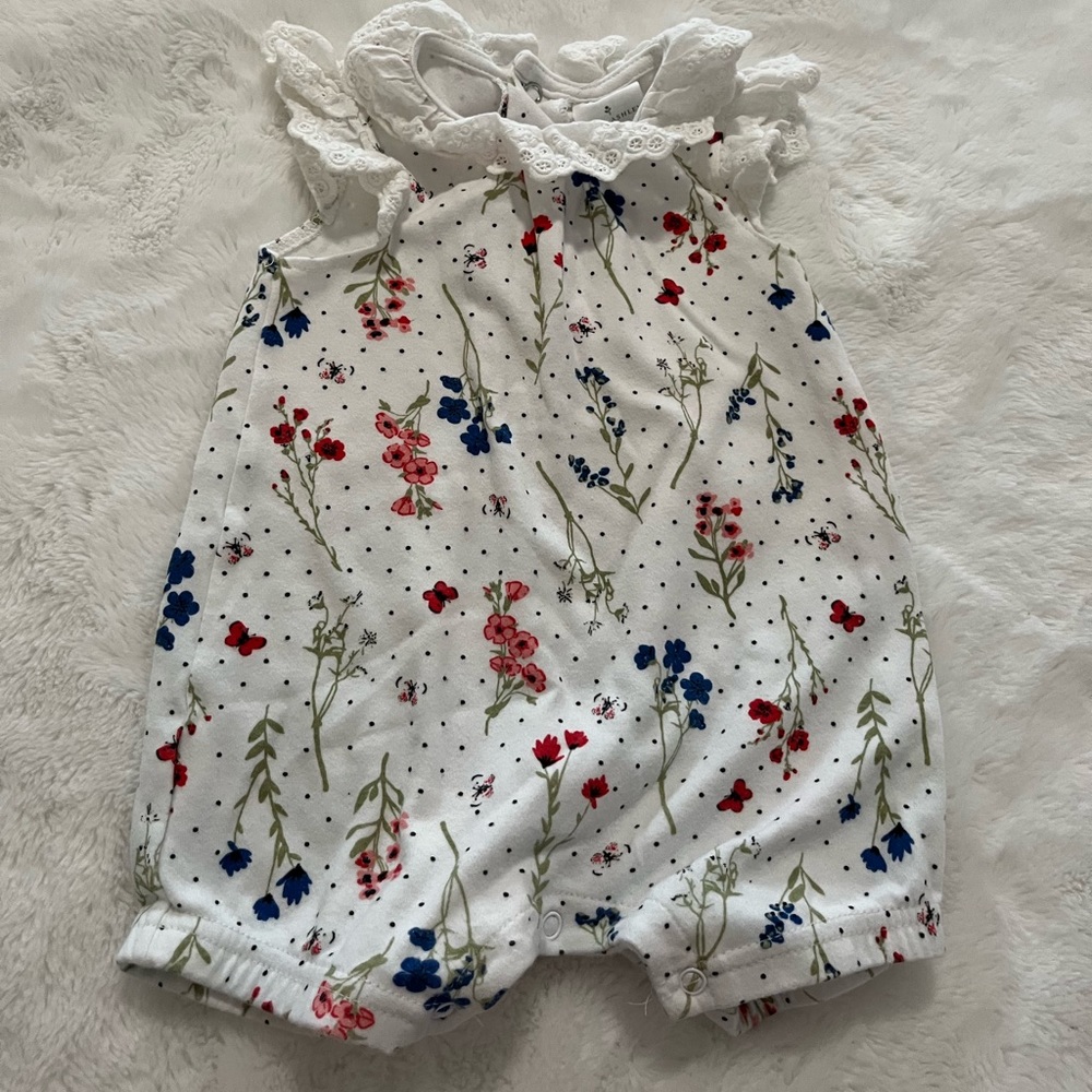 Laura Ashley baby onesie 6-9 months!